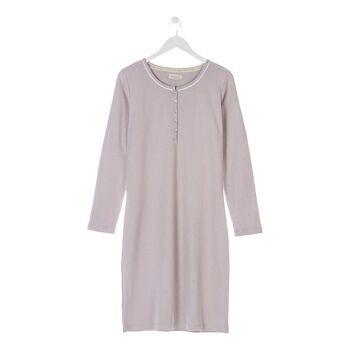 CHEMISE DE NUIT EN COTON BIOLOGIQUE DELTA PRODUIT ÉQUITABLE 1