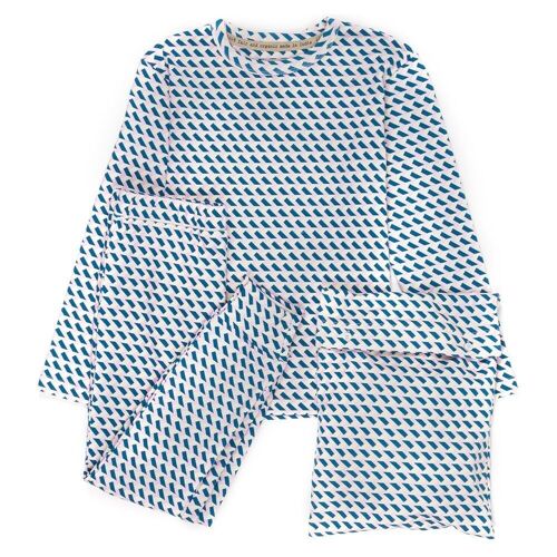 Pijama Algodón Orgánico Mu Geometric Producto de Comercio Justo