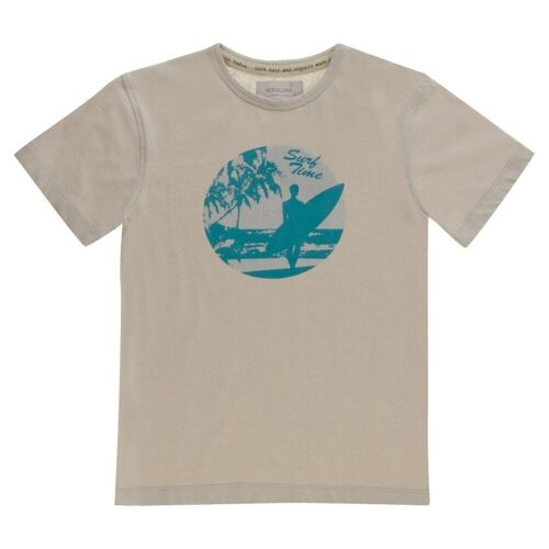 Camiseta Algodón Orgánico Akira Beige Producto de Comercio Justo