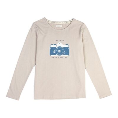 Organic cotton shirt basic ii grey fair trade product