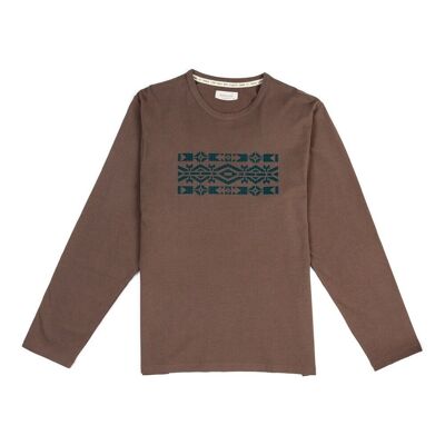 T-shirt Pokoj II Coton Bio Taupe