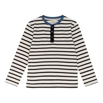 CHEMISE ENFANT BIO BANDES LAMBDA II 2