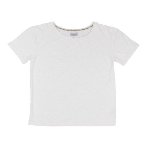 ORGANIC COTTON SHIRT YASAI FAIR TRADE PRODUCT white