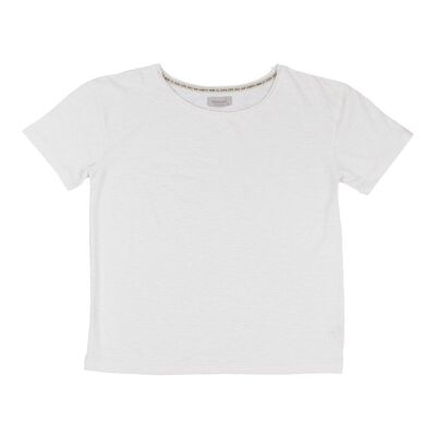 Weißes Yasai-T-Shirt aus Bio-Baumwolle