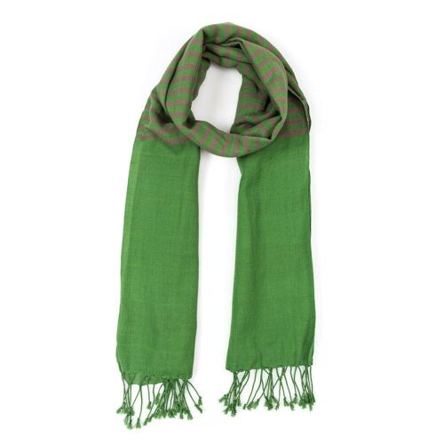 COTTON SCARF VIBES FAIR TRADE PRODUCT tree wine