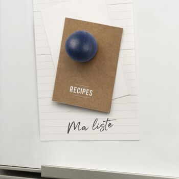 Assortiment de 24 boules magnétiques en bois - Paris bleu/blanc/rouge 2