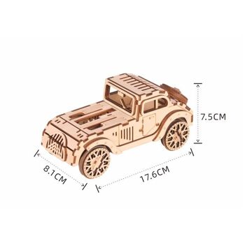 Kit de construction en bois Classic Car Oldtimer-Mechanical 2