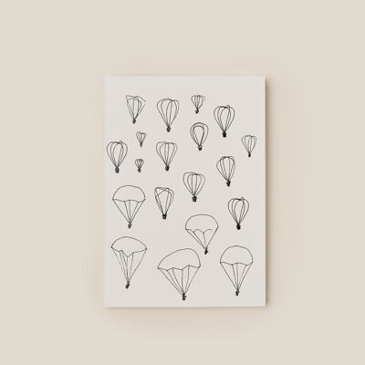 Carnet A6 Parachutes