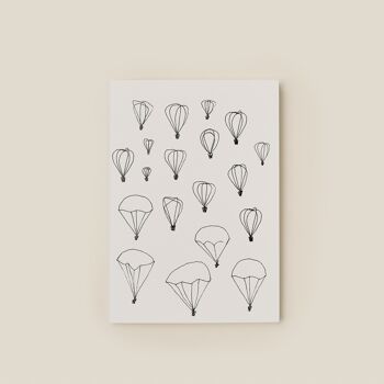 Carnet A6 Parachutes 1