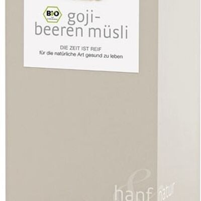 Muesli de cáñamo de Goji