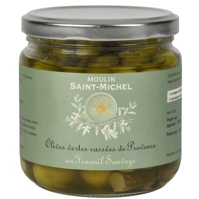 Olives Vertes Cassées -250Gr
