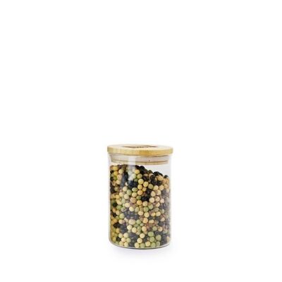 GLASS JAR 450 ML with snap closure