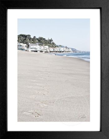 Tirage photo / poster avec cadre et motif passe-partout California K79 - Motif : noir/blanc - Format : MAXI (120cm x 90cm) - Couleur du cadre : blanc mat 2
