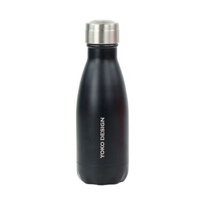 FLACONE ISOTERMICO 260 ML NERO OPACO