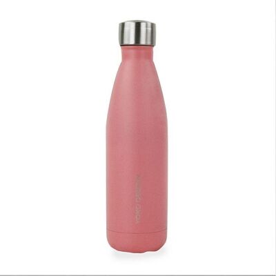 Bouteille isotherme 500 ml pastel corail