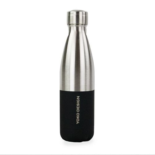 Bouteille isotherme duo black & silver 500 ml