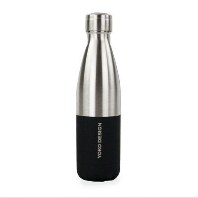 BLACK & SILVER DUO INSULATED BOTTLE 500 ML