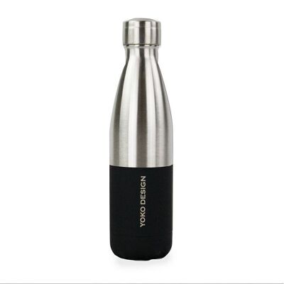 SCHWARZE & SILBERNE DUO ISOLIERTE FLASCHE 500 ML