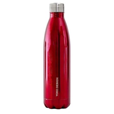 Bouteille isotherme xl rouge 750 ml