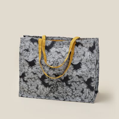 Flower Elephant skin tote bag