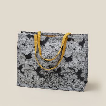 Cabas Fleurs Elephant skin 1