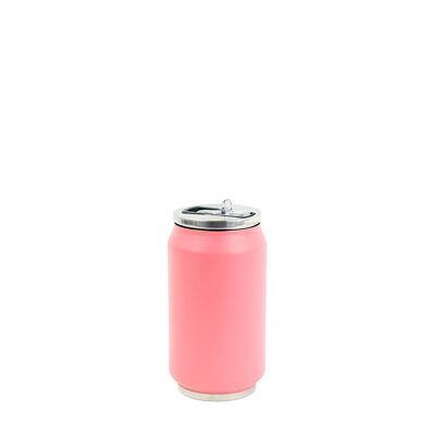 INSULATED CAN 280 ML PASTEL CORAL