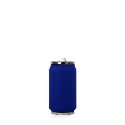 INSULATED CAN 280 ML SOFT TOUCH NIGHT BLUE