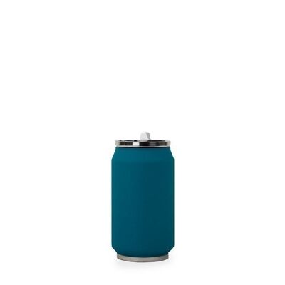 INSULATED CAN 280 ML SOFT TOUCH DUCK BLUE