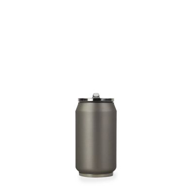 INSULATED CAN 280 ML SOFT TOUCH SILVER