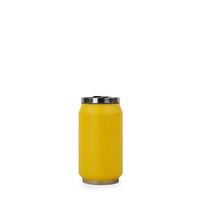 Canette fluo isotherme 280ml coloris jaune