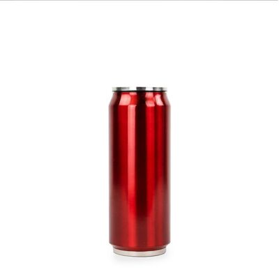 Canette isotherme 500ml rouge
