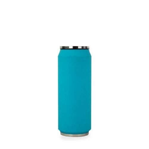 Canette isotherme 500ml soft touch turquoise