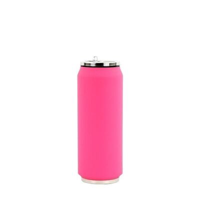 INSULATED CAN 500ML SOFT TOUCH PINK