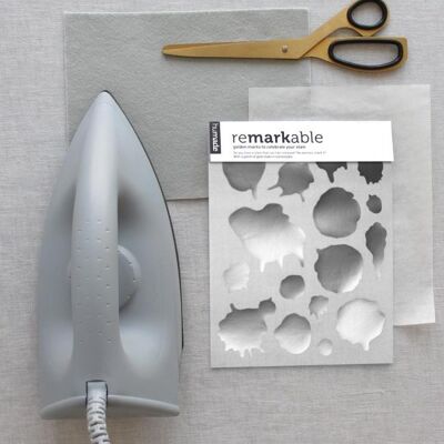 reMARKable iron-on marks | silver