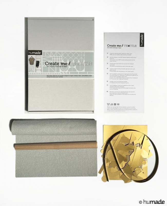 Créer moi / Formes textiles thermocollantes | doré