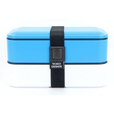 Blaue 2-stöckige Lunchbox 1200 ml