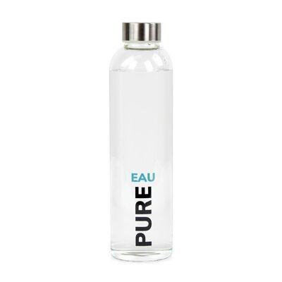 GLASFLASCHE 750 ML "PURE WATER"