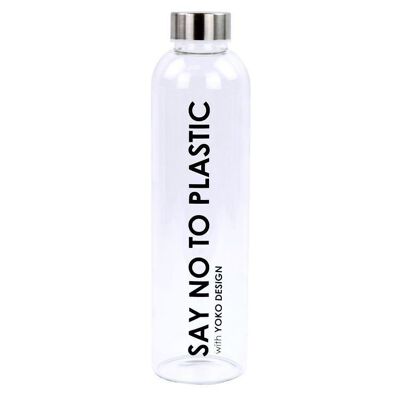 GLASS BOTTLE 750 ML SAY NO TO PLASTIC