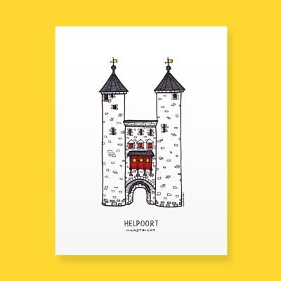 Póster Maastricht, Helpoort - Sin marco