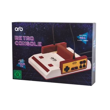 ORB - Système de jeu vidéo console rétro incl. 401x jeux 8 bits 4