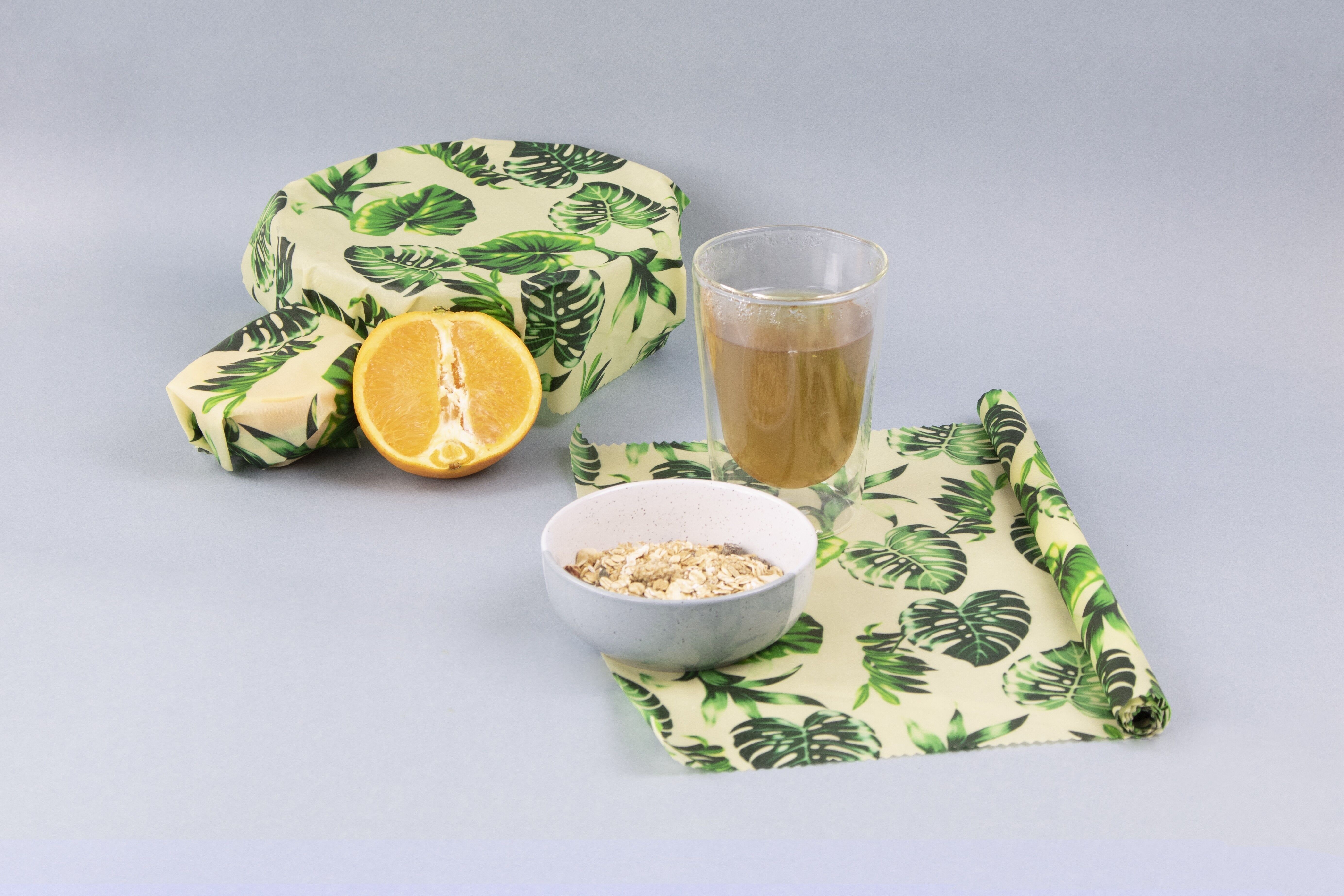 ROLLOS BEEWRAPS DE 1 METRO: PATRÓN DE HOJAS