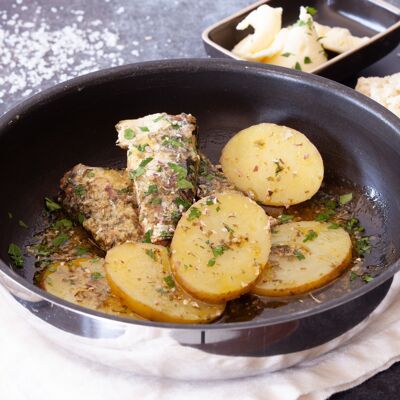 Sardines au beurre et à la fleur de sel