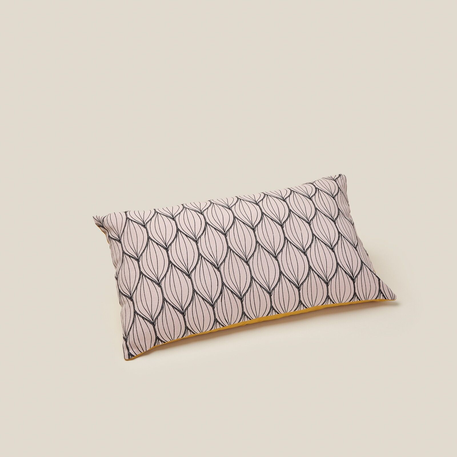 Housse de coussin rectangle Amandes Rose 30x50cm - Housse seule