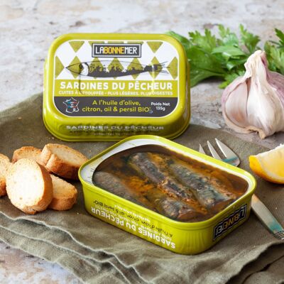 Organic fisherman's sardines