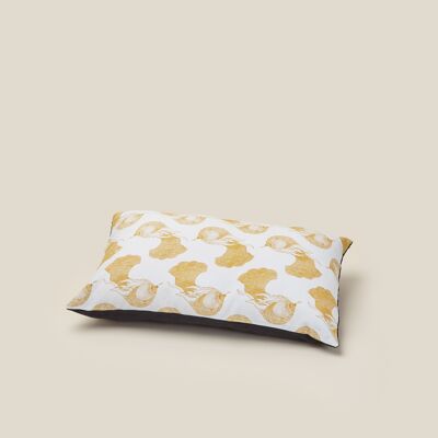 Mustard Birds rectangle cushion cover 30x50cm - Cover only