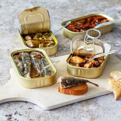 Seafood tapas box