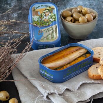 Filets de maquereaux à l'huile d'olive 1