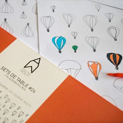 Parachutes Paper Placemats