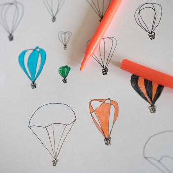 Sets de table en papier Parachutes 3