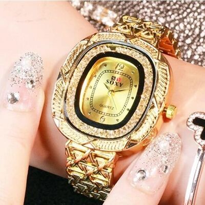 Luxury Golden Watch For Women
